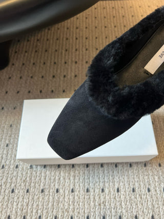 TOTEM* Autumn/Winter Retro Plush Mules