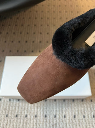 TOTEM* Autumn/Winter Retro Plush Mules