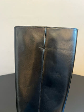 Miu Mi* Sweet and Cool Style Black High Boots (Thigh-High Boots)