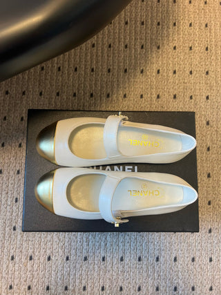 Round Toe Patchwork Style Flat Mary Jane Shoes