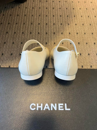 Round Toe Patchwork Style Flat Mary Jane Shoes