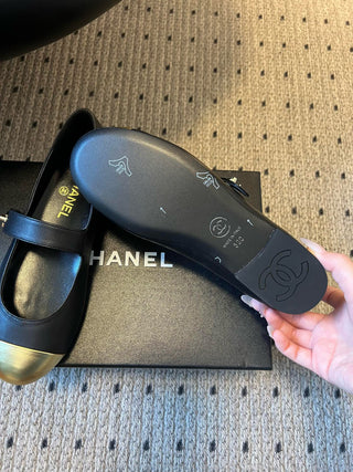 Round Toe Patchwork Style Flat Mary Jane Shoes