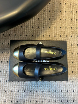 Round Toe Patchwork Style Flat Mary Jane Shoes