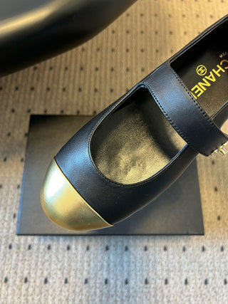 Round Toe Patchwork Style Flat Mary Jane Shoes