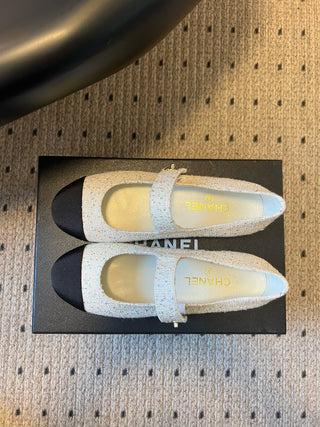 Round Toe Patchwork Style Flat Mary Jane Shoes