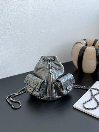 Mini Space Silver Frog Backpack
