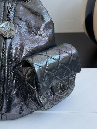 Mini Space Silver Frog Backpack