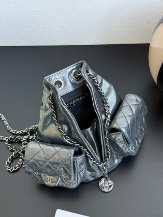 Mini Space Silver Frog Backpack