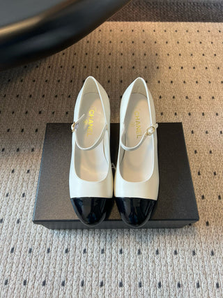Chane* Pearl Heel Mary Janes