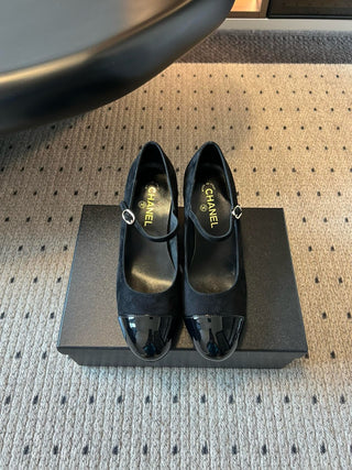Chane* Pearl Heel Mary Janes