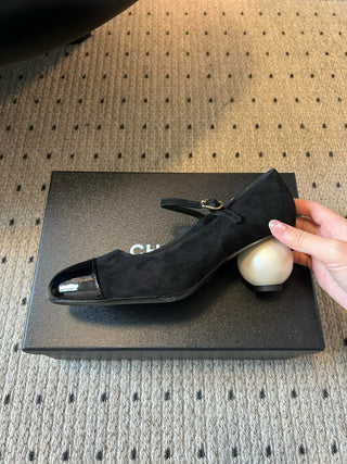 Chane* Pearl Heel Mary Janes