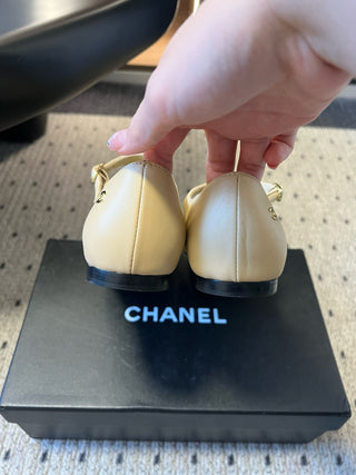 Chane* Pointed-Toe Panelled Mary Janes