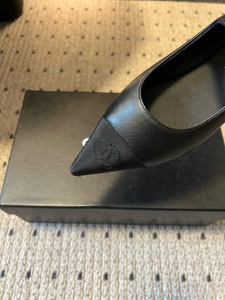 Chane* Pointed-Toe Panelled Mary Janes