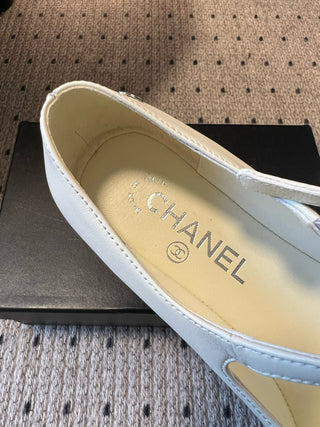Chane* Pointed-Toe Panelled Mary Janes