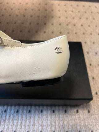 Chane* Pointed-Toe Panelled Mary Janes
