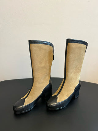 Chane* Pointed-Toe Panelled Mary Janes