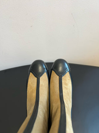 Chane* Pointed-Toe Panelled Mary Janes
