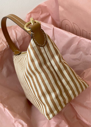 mi⭐️mi⭐️ Canvas Lunch Box Bag in Milk Tea Color