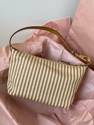 mi⭐️mi⭐️ Canvas Lunch Box Bag in Milk Tea Color