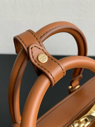 Bowling Bag, Cognac Color