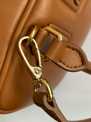 Bowling Bag, Cognac Color