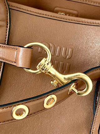 mi⭐️mi⭐️ Vintage Tote Bag, Brown