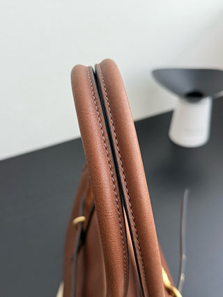 mi⭐️mi⭐️ Retro Tote Bag, Horizontal Brown