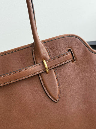 mi⭐️mi⭐️ Retro Tote Bag, Horizontal Brown