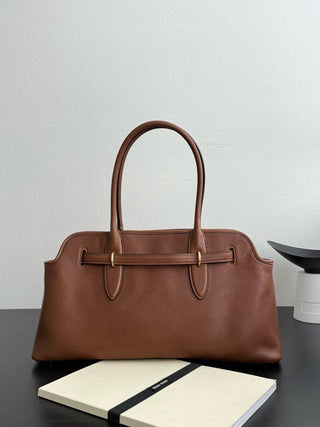 mi⭐️mi⭐️ Retro Tote Bag, Horizontal Brown