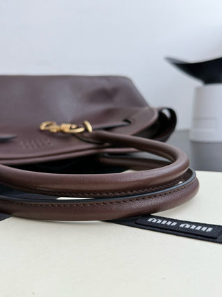 mi⭐️mi⭐️ Retro Tote Bag, Horizontal, Coffee Color