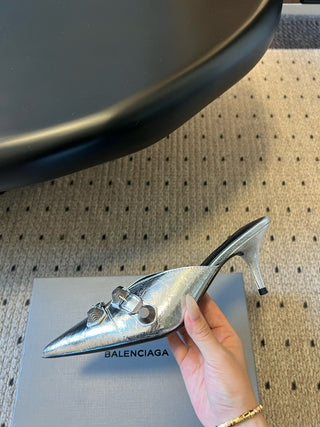 BALENCIAGA* new punk-style high-heeled sandals for spring and summer
