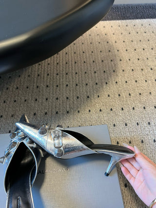 BALENCIAGA* new punk-style high-heeled sandals for spring and summer