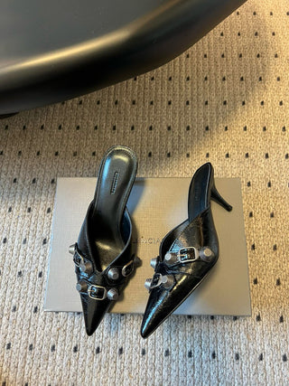 BALENCIAGA* new punk-style high-heeled sandals for spring and summer
