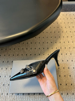 BALENCIAGA* new punk-style high-heeled sandals for spring and summer