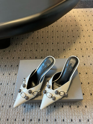 BALENCIAGA* new punk-style high-heeled sandals for spring and summer