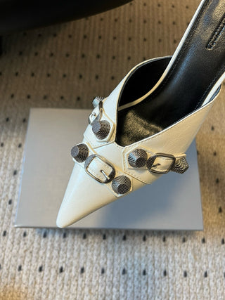 BALENCIAGA* new punk-style high-heeled sandals for spring and summer