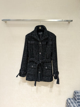 Chane* Black Tweed Jacket
