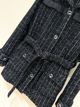 Chane* Black Tweed Jacket
