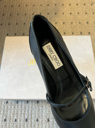 Jimmy Cho* Vintage Elegant Mary Jane Pointed Toe Pumps