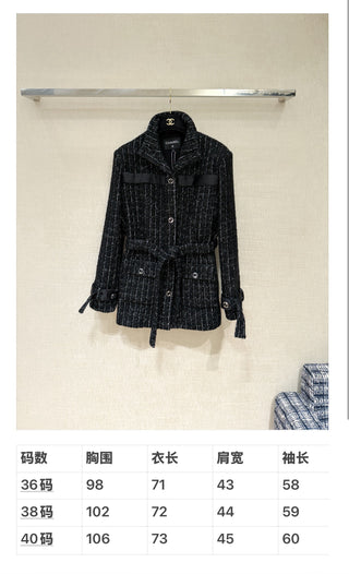 Chane* Black Tweed Jacket
