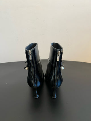 Jimmy Cho* vintage pearl drop pointed toe stiletto boots