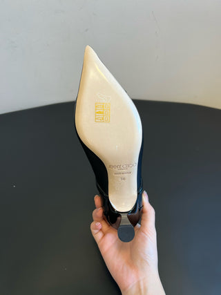 Jimmy Cho* vintage pearl drop pointed toe stiletto boots