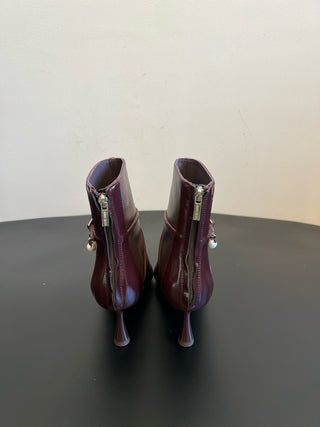 Jimmy Cho* vintage pearl drop pointed toe stiletto boots
