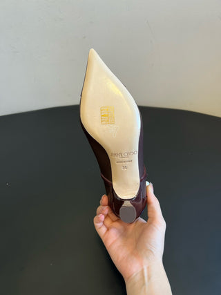 Jimmy Cho* vintage pearl drop pointed toe stiletto boots