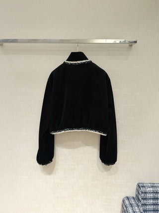 Chane 25K Métiers d'Art collection new top-tier striped corduroy jacket