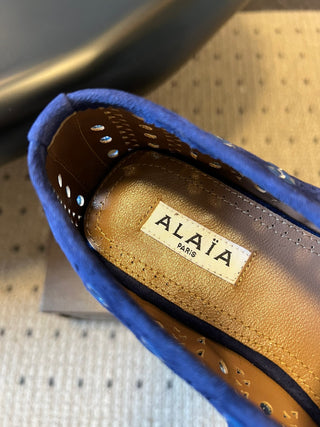 26ss Flat Round Hollow-Out Mary Jane Shoes