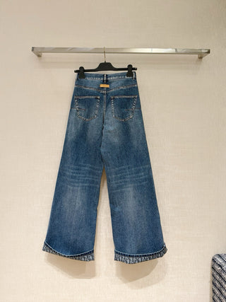 Oblique Fall/Winter New Wide-Leg Jeans