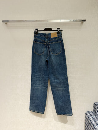 CELIN* Arc de Triomphe Jolene distressed jeans.