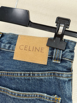 CELIN* Arc de Triomphe Jolene distressed jeans.