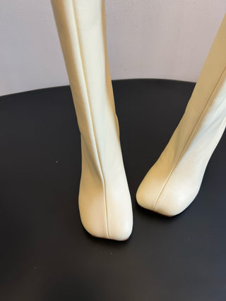 Maison Margiela* thigh-high leather horseshoe boots